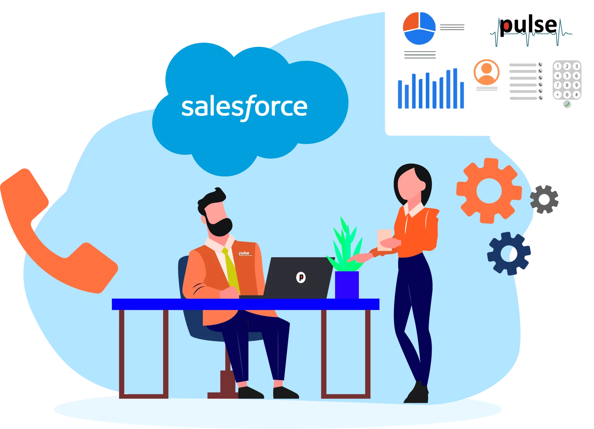 Pulse Telephony Integrated with Salesforce
